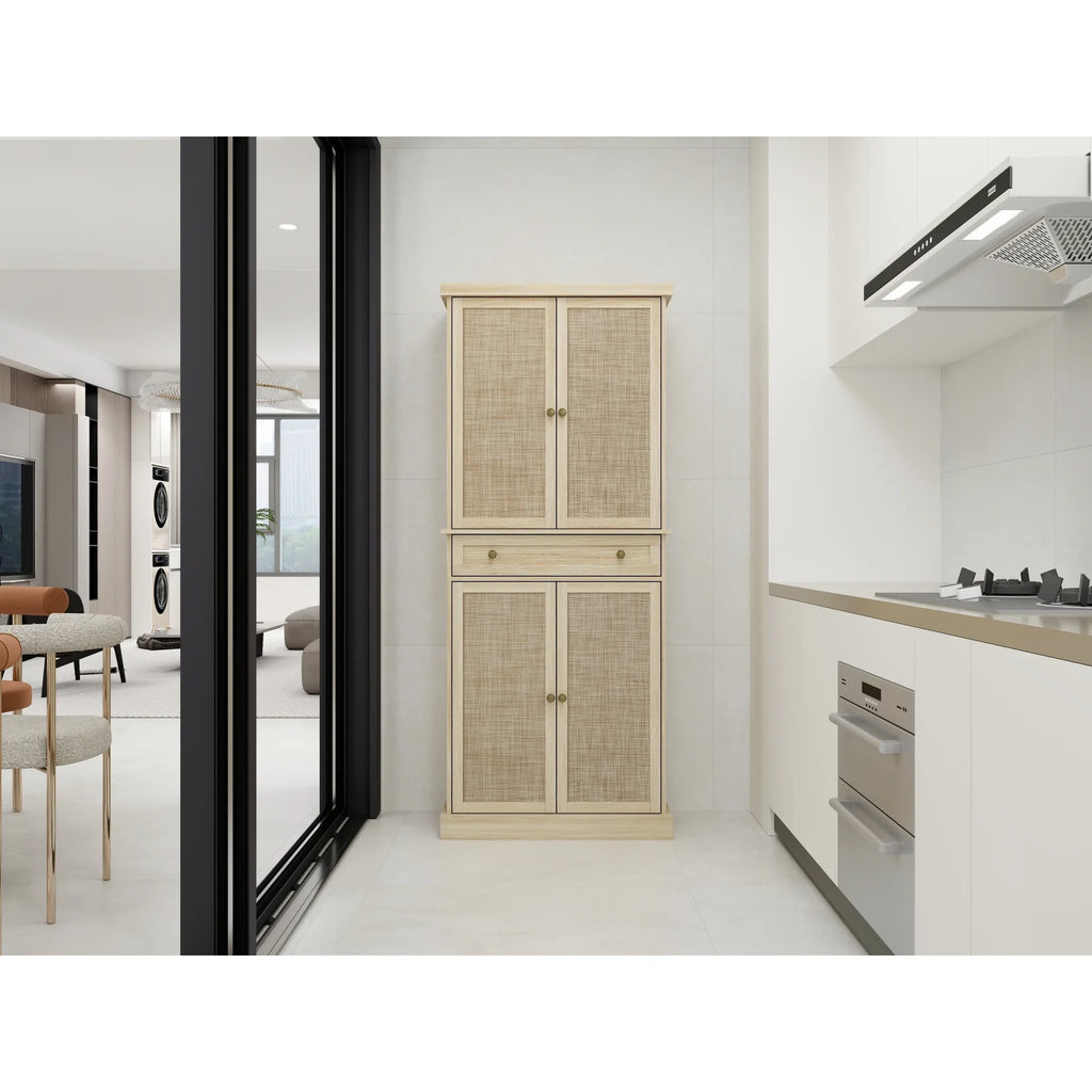 Inner Cabinet Drawer, Shelves, with with Storage 4 1 4 Door Adjustable Cabinet
