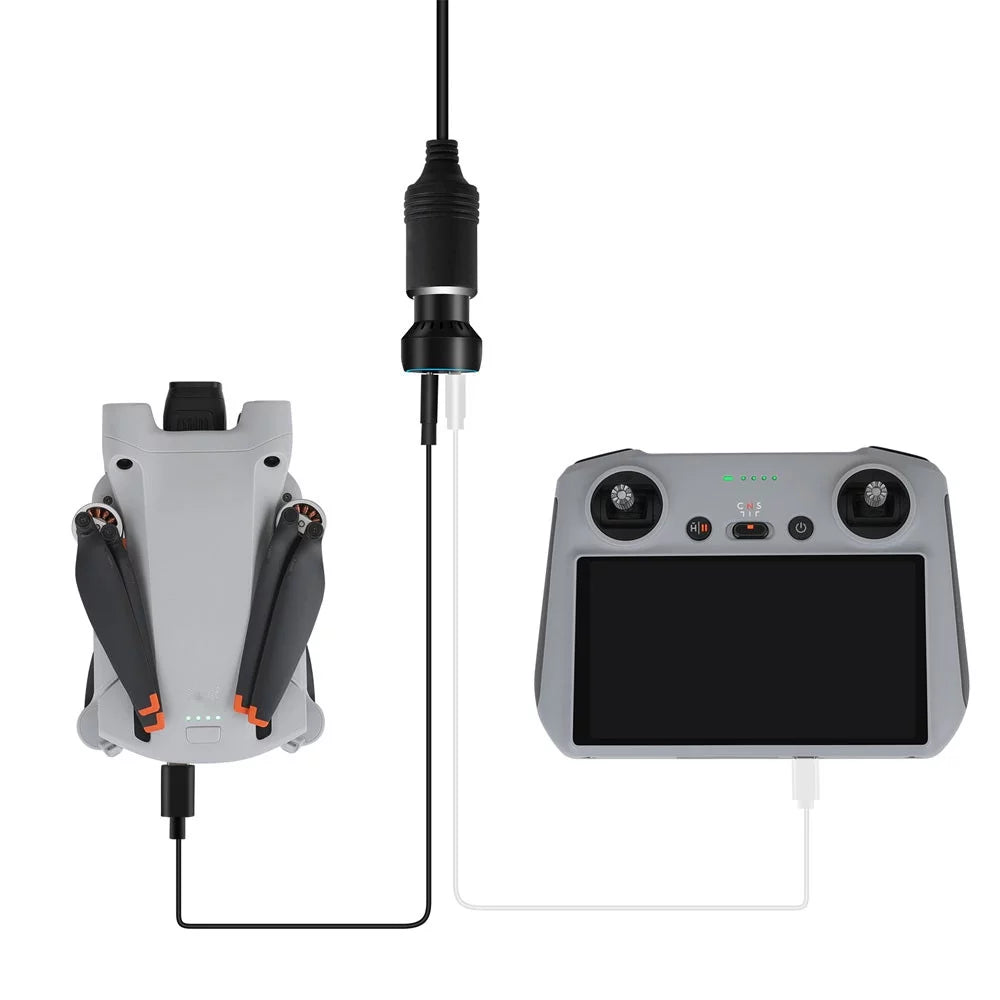 PD Mini Charger Adapter Charging USB-C Super Pro DJI Car 2/Mini 3 Fast QC3.0 for