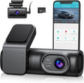 5G Vision, Loop Dash Recording, Front WDR and with Card, Free 4K/2K/1080P+1080P 64G Night Rear GPS Dual 24h Parking WiFi OMBAR Cam APP G-Sensor, SD Mode,170°Wide,