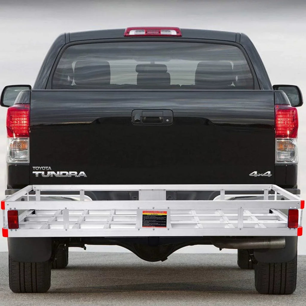 7” 500LBS Cargo Receiver, Truck, Cargo Hitch Mount Basket Car, Vehicle Carrier, 22” SUV, Hitch Aluminum Rack, Luggage Cargo for 2” x 60” Carrier Trailer x Capacity Fits