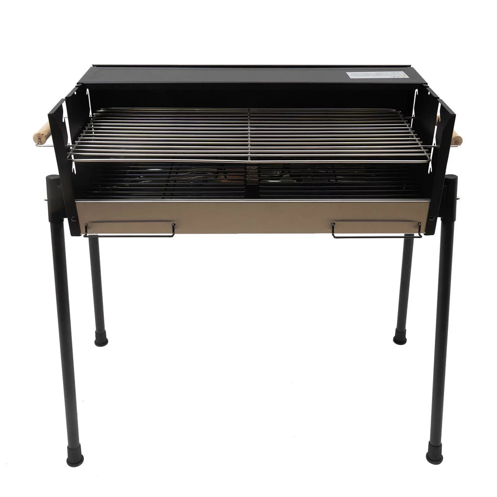 Stainless 304 Folding Grill Charcoal Grade BBQ Kits Steel with Grill Grill Barbecue Tool Miumaeov Food Camping Grill Charcoal for Portable Picnic