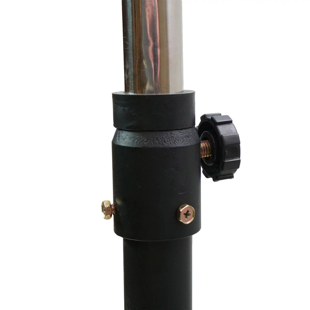 Oscillating 3-Speed 30" Jet Pedestal Industrial Black Height Fan Adjustable