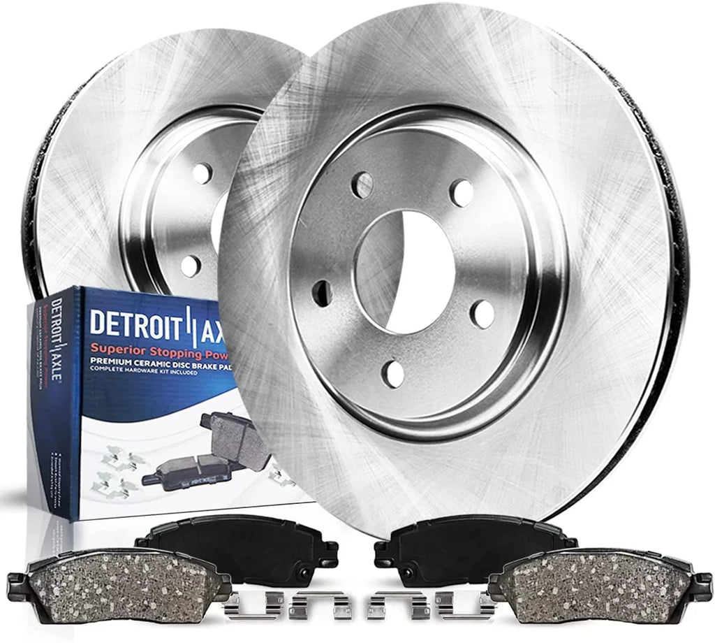 Ceramic Terrain Disc Saab Brakes Limited - Detroit Axle : Rotors Pads Brakes Regal for Malibu Impala Rotor Front 9-5 Equinox 12.64'' Chevrolet LaCrosse GMC Buick Brake Kit