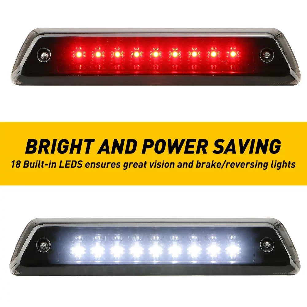 Brake For 2009-2014 3rd Light/Rear Power Saving, The F150, Light Smoked IP67 Cargo Ford Waterproof