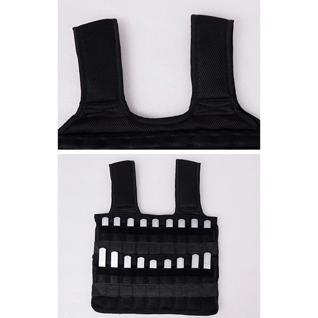 Loading 18 Strength Training Slim Empty Tnarru Sand Fitness Design Gym Exercise Pockets Weighted Vest Vest Boxing Clothing Waistcoat