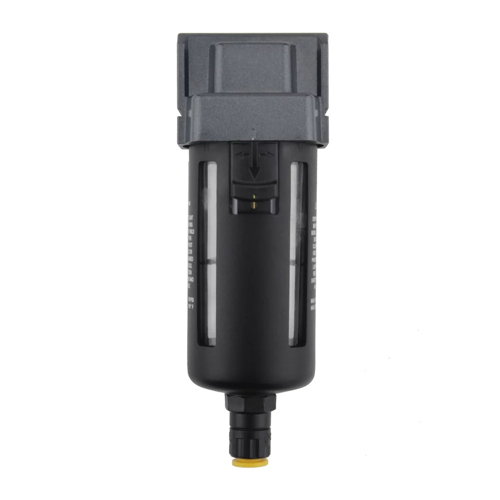 Automatic - - NPT Float/Overnight by Polycarbonate 1/2" Air Bowl, Milton FRL EXELAIR™ (EX45F40A-04P) Filter