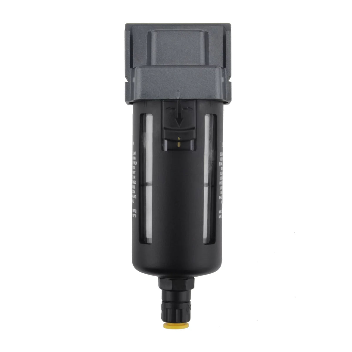 Automatic - - NPT Float/Overnight by Polycarbonate 1/2" Air Bowl, Milton FRL EXELAIR™ (EX45F40A-04P) Filter