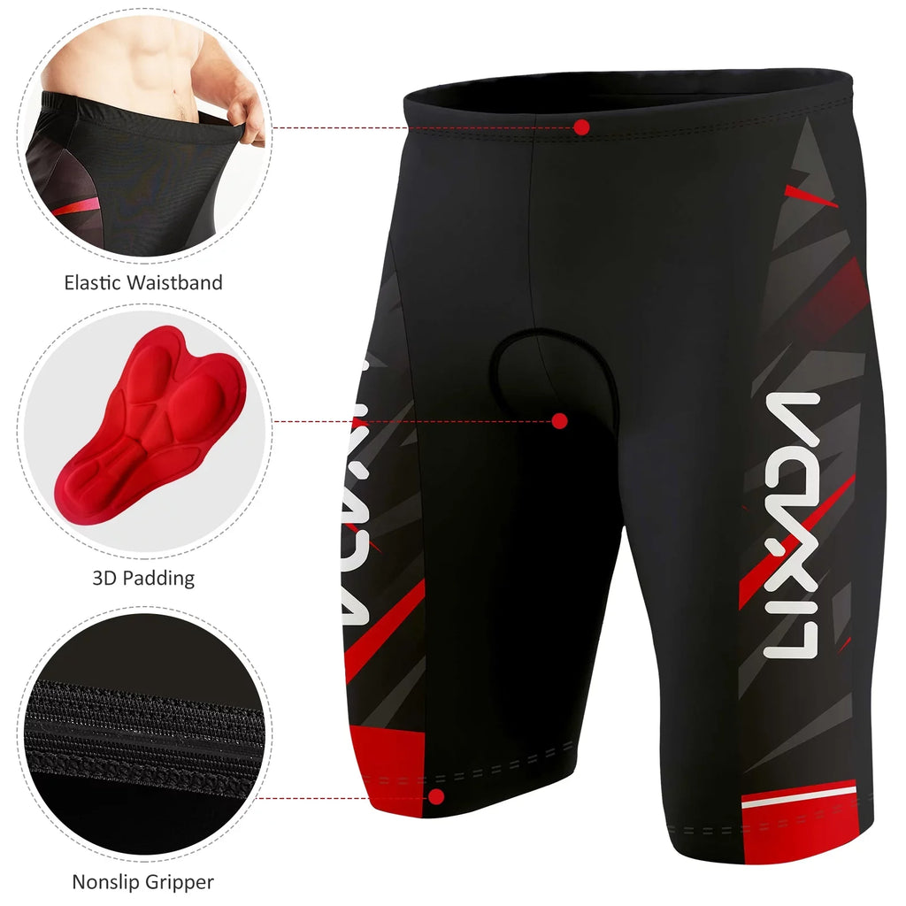 Sleeve Cushion Shirt Mtb Bike Sleeve Jersey,Breathable Shirt And Bike Set Bike Breathable Shirt Padded Suit Mtb And Men Sleeve Men's Shirt+3d Lixada Sleeve Padded Set Qahm Cycling Zdhf Padded And