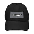 CafePress Adjustable - Black Baseball Hat Cap Zebrafish Cotton Printed - Black Canvas