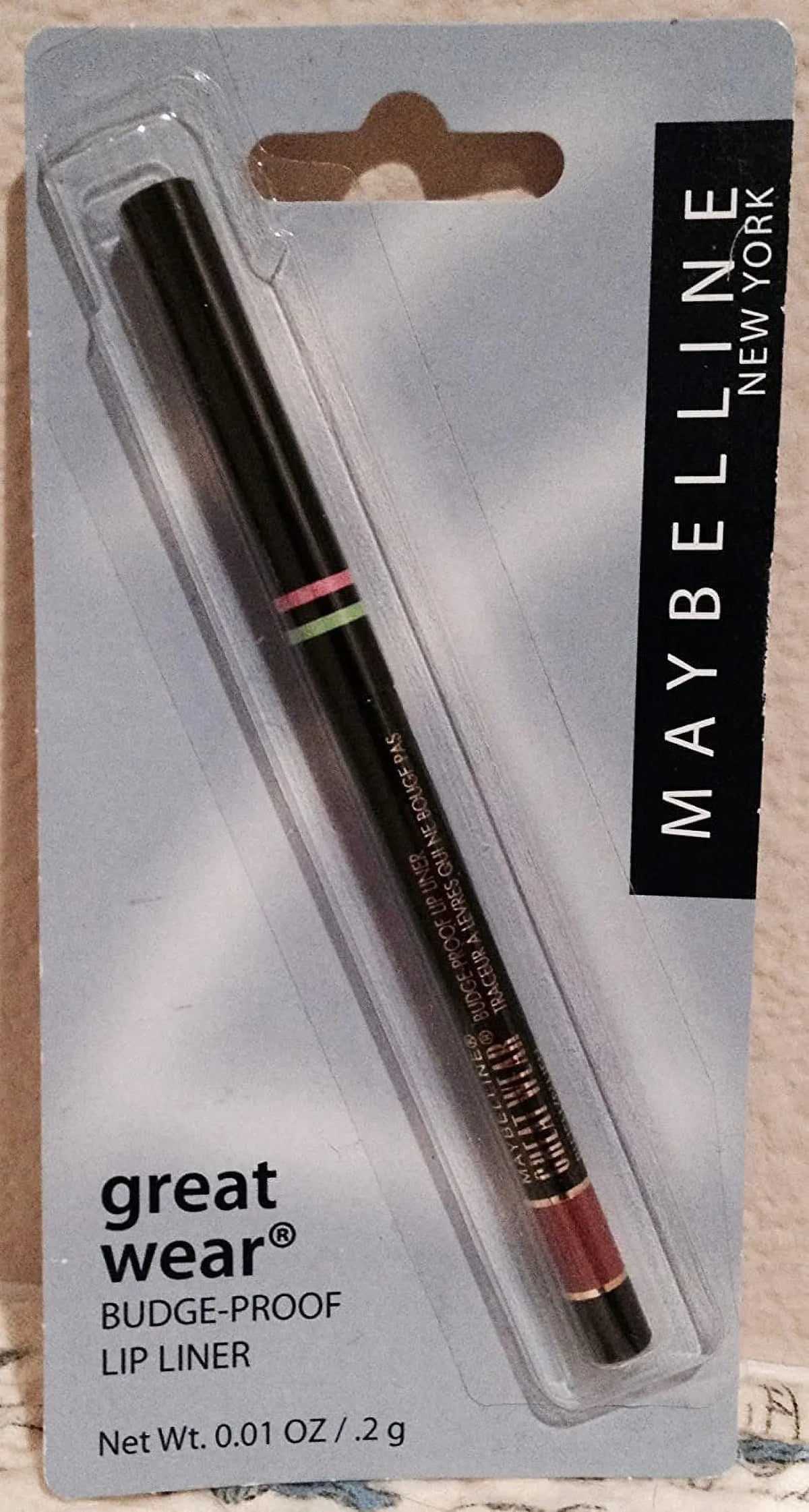 Liner Pencil. Pack Lip Maybelline 3 1 Budge - Great Wear Proof Brick