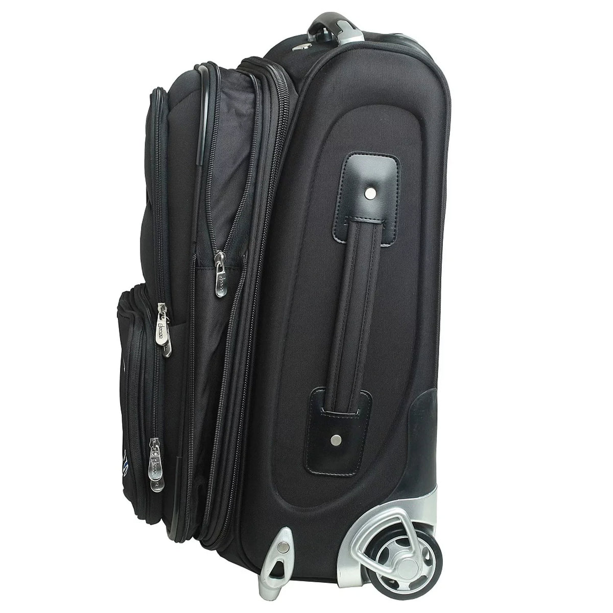 MOJO Softside Suitcase Los Lakers 21" Black Rolling Carry-On Angeles