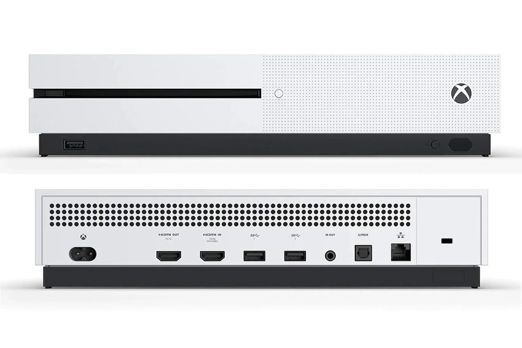4K Ultra Like Console Xbox Cable AXTION with BOLT Bundle One White 1TB, Microsoft HDMI HD Only X New