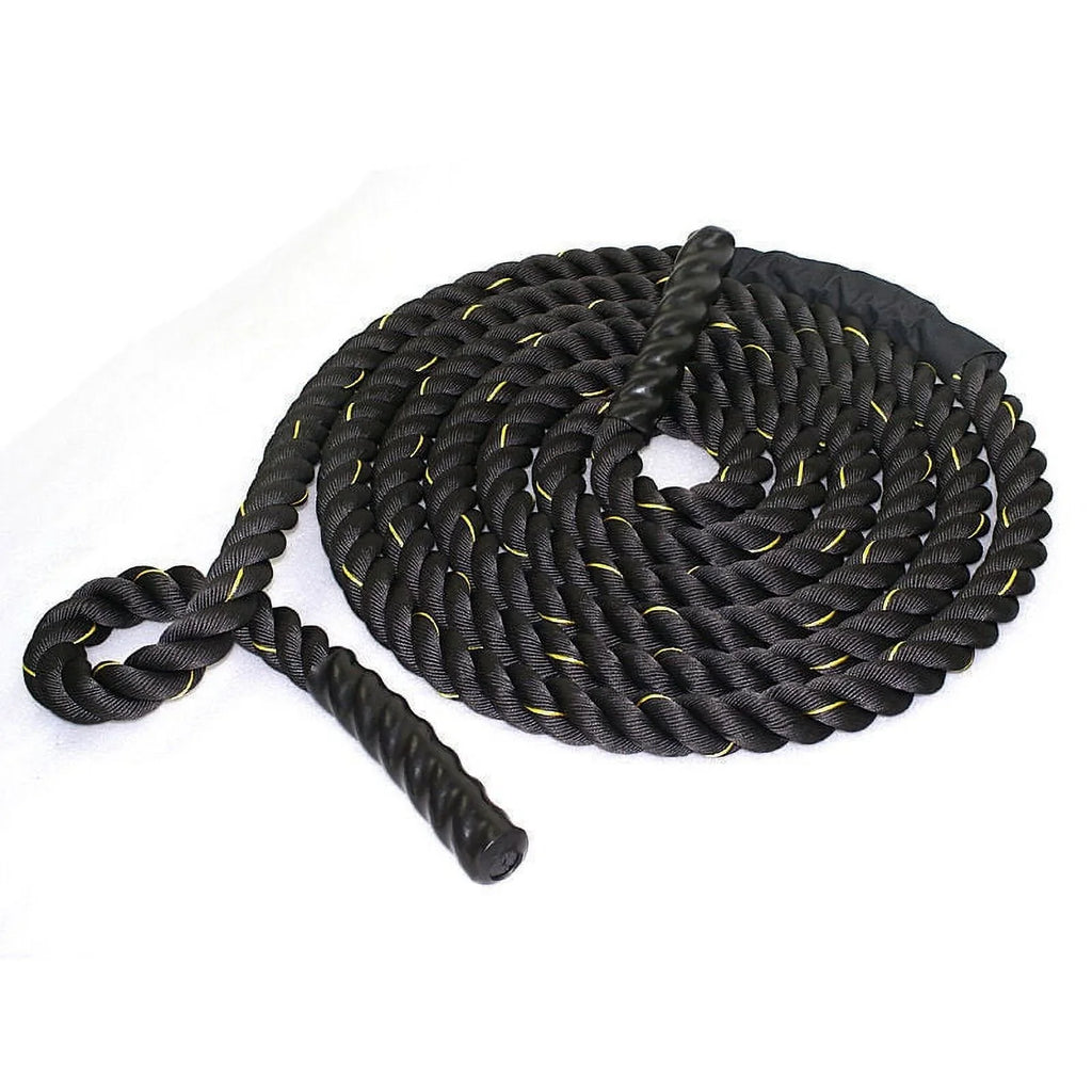 Dacron Rope Strength Battle Diameter Training 1.5" Equipment ZENSTYLE Fitness Workout Poly Rope, 50ft Exercise