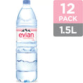Natural 12 Count 50.7 Fl Oz, evian Bottles Water, Spring