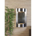 Steel-Silver-Mirror - Adagio Waters Fountain SWA2040 Stainless Wall Serene