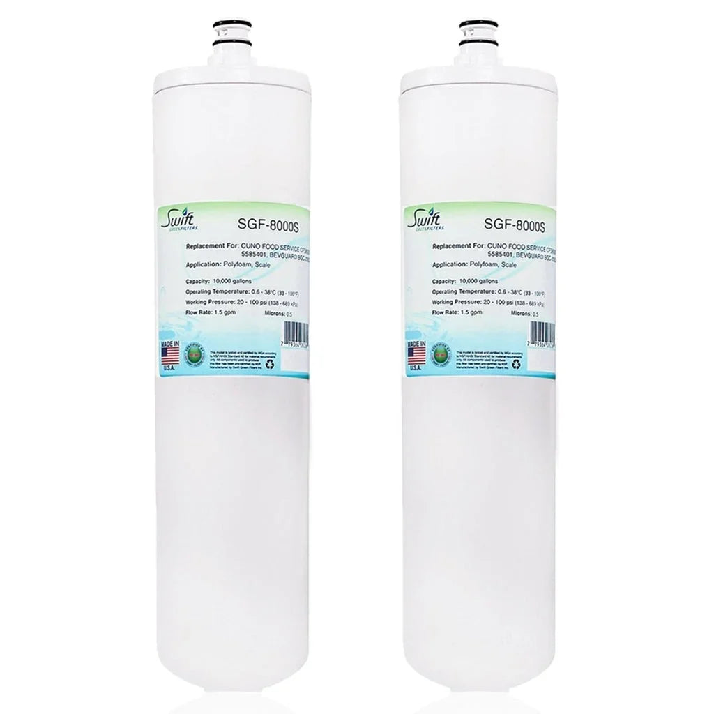 Green SGF-8000S Water Compatible in 2) of Swift 5585401 Commercial Filters Made CFS8000-S, for , Filter (Pack USA