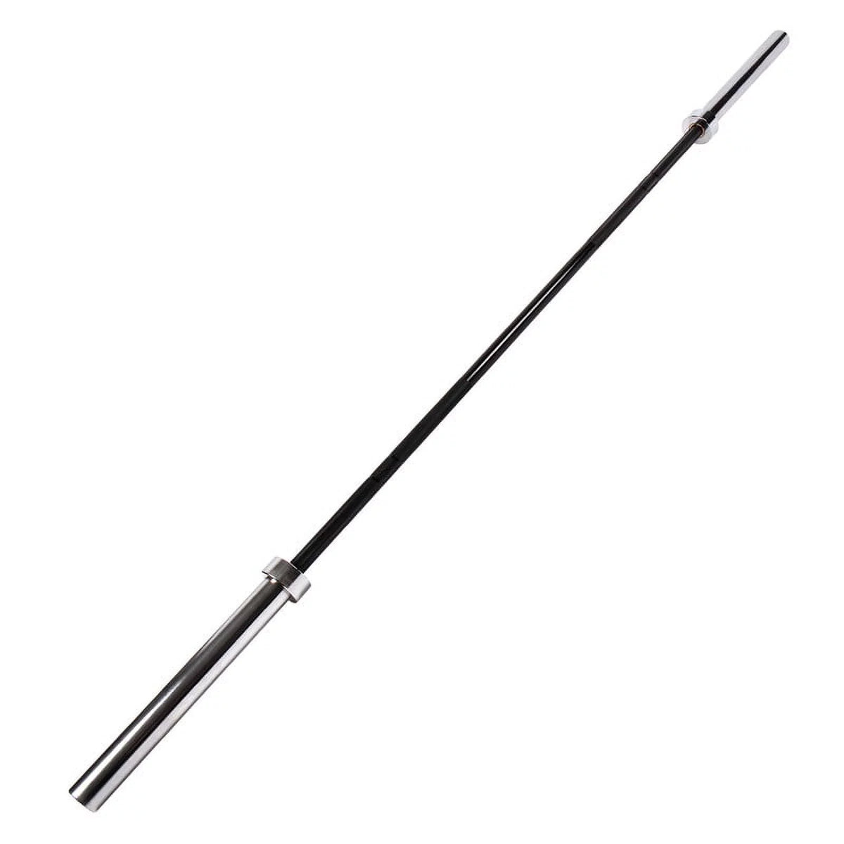 Chrome Weights Solid POUND Barbell Black Lifting Power Bar Olympic Chrome Lifting Hard Barbells,1000