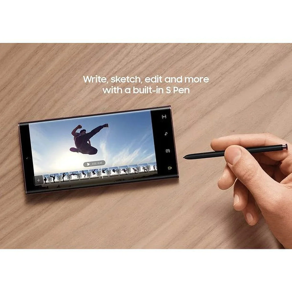 Ultra Cellphone (Graphite) Open S908U1 Samsung 256GB Unlocked Factory Box Galaxy 5G S22