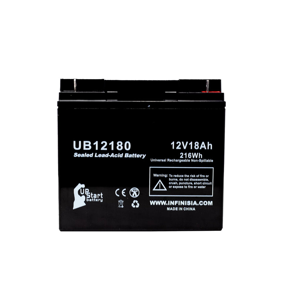 Lead T4 18Ah, 18000mAh, SLA) Sealed BATTERIES UB12180 Universal Terminal, (12V, Battery Compatible Acid Replacement CFMP12V18 PICHER Battery AGM, EAGLE -