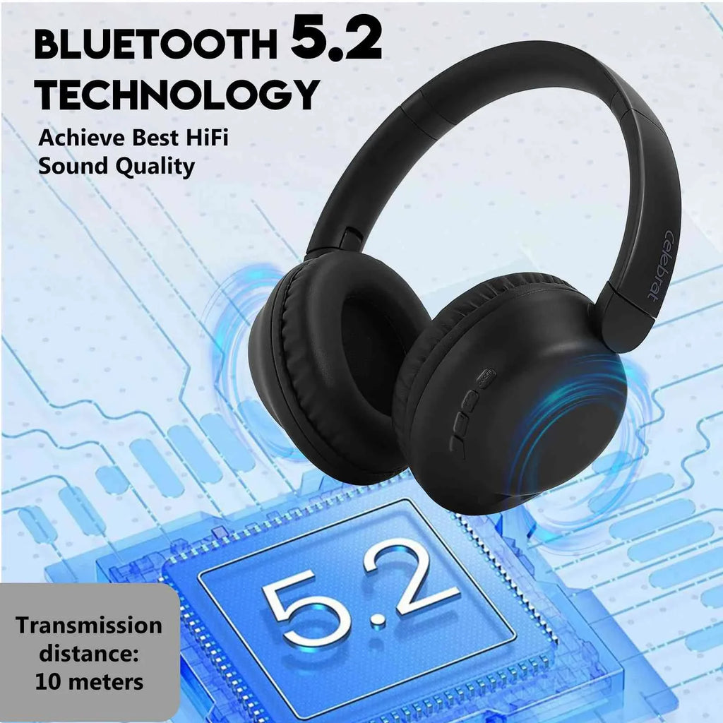 The UrbanX QMobile Headphones Wireless Bluetooth Call Phone Audio, Comfort for Stereo Over Bass, X2 High with Deep with Superior Earphones Mic Energy Support Ear Resolution UX35