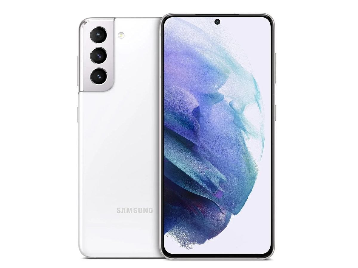 Samsung Charger Wireless Unlocked) Refurbished White 5G Galaxy (Fully G991U 128GB w/ Phantom S21