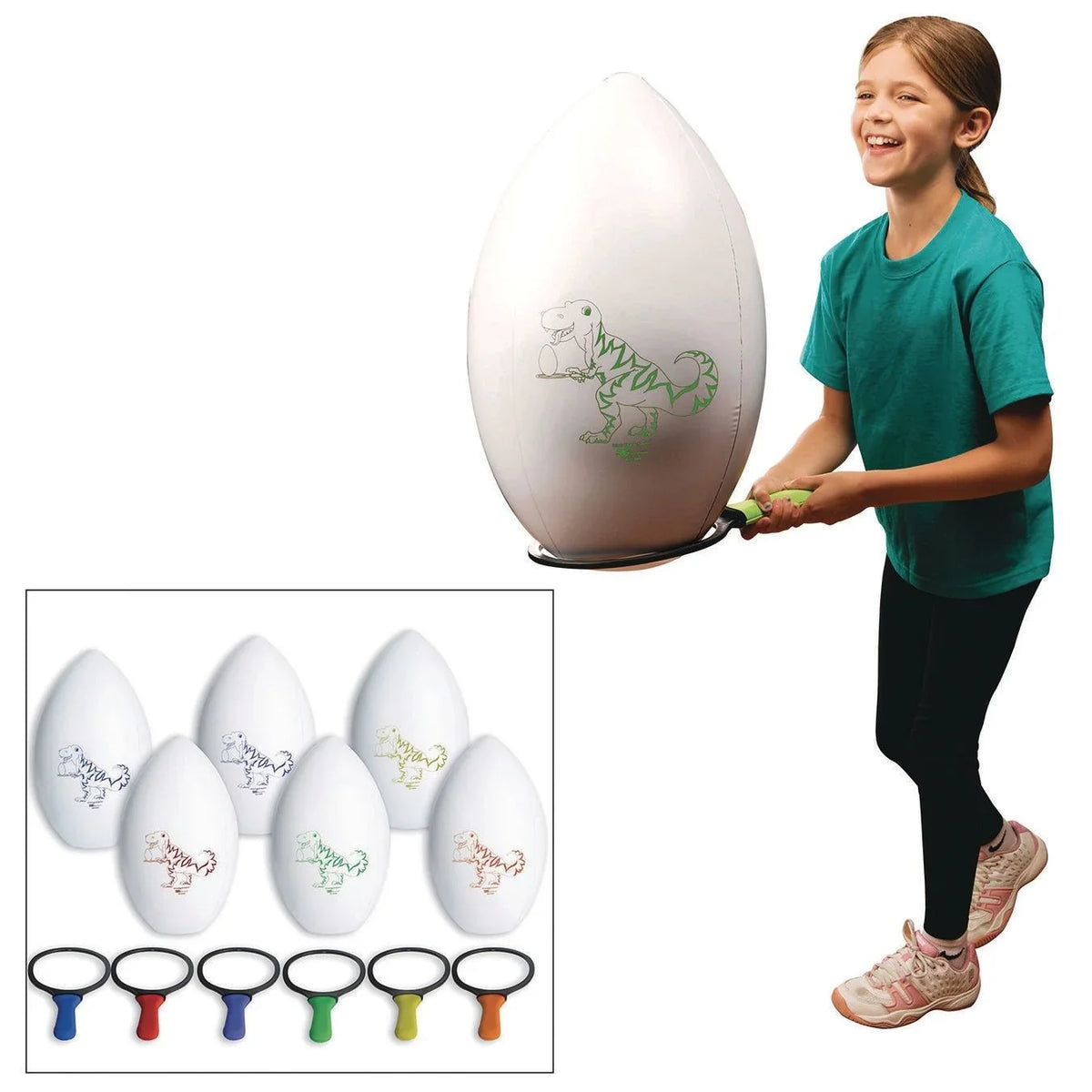 20"H (Set Dino 6) and Spoon of Set Spectrum™ Egg