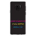Hybrid for Screen - Shockproof Tempered Bumper, Note DistinctInk 9:29 Back, TPU - Case Faith, Will Because Acrylic - Samsung Your Happen It Clear Matthew of Galaxy Glass Protector 9
