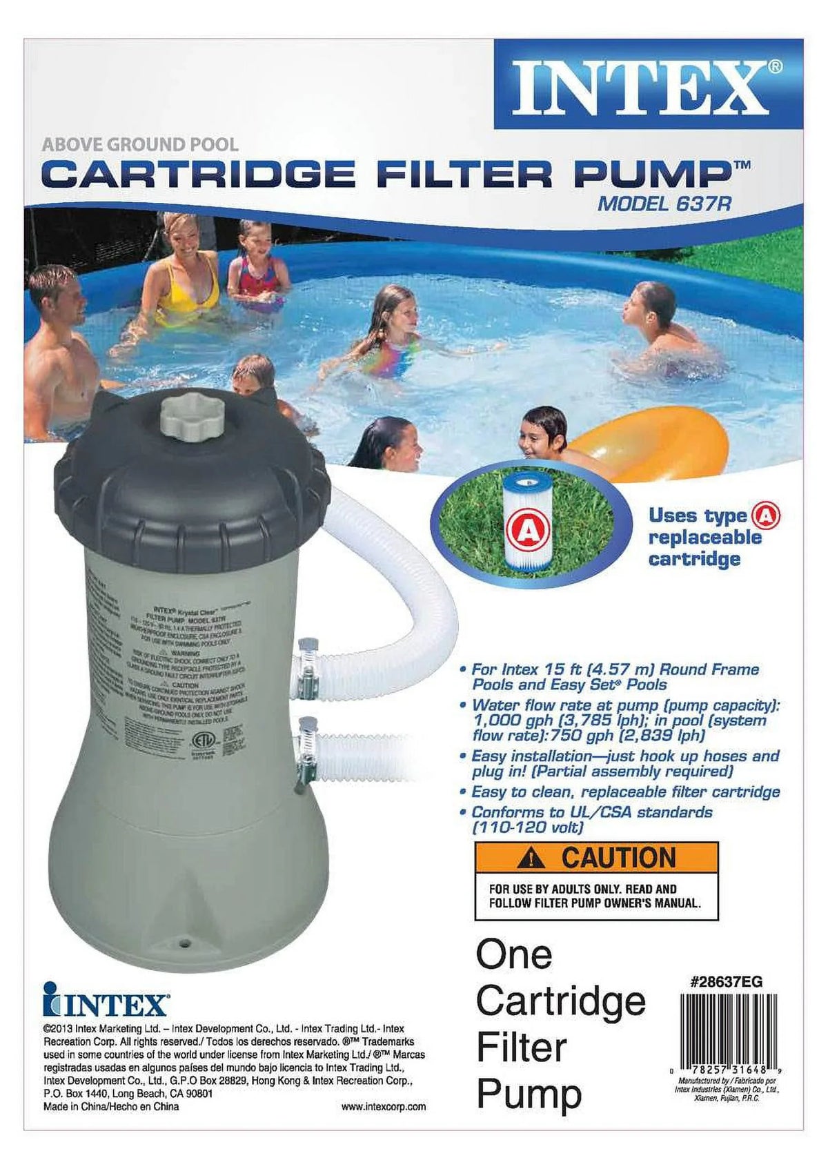 Tools + (6 Pack) System Pool Maintenance Intex Cartridges Pump + Replacement