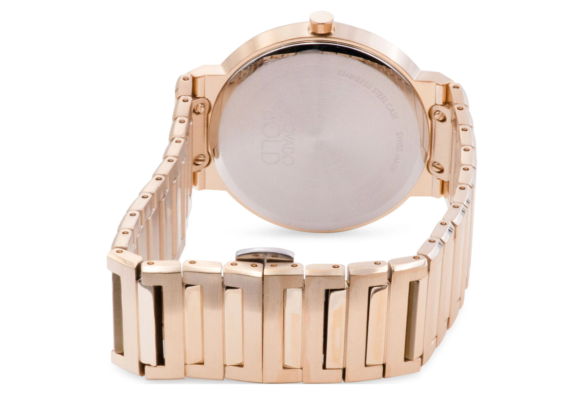 Unisex Movado Bold Gold-Tone Watch 3601081 Horizon