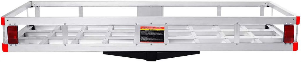 7” 500LBS Cargo Receiver, Truck, Cargo Hitch Mount Basket Car, Vehicle Carrier, 22” SUV, Hitch Aluminum Rack, Luggage Cargo for 2” x 60” Carrier Trailer x Capacity Fits