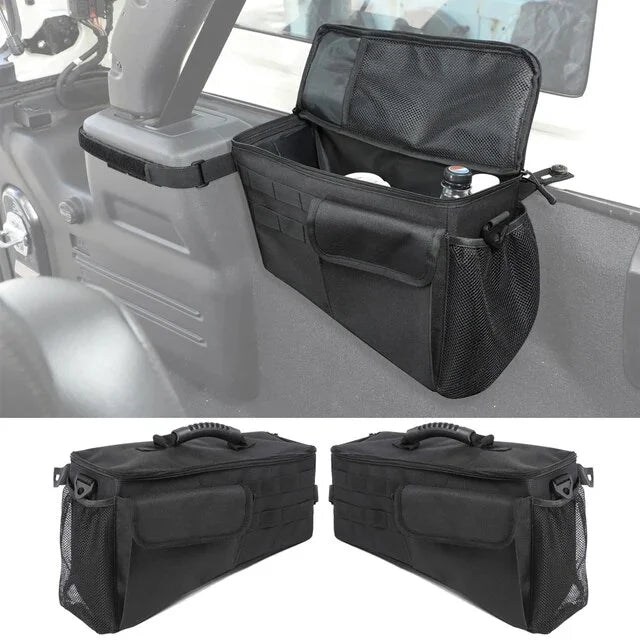JL Pocket Trunk for 2018-2024 Jeep 4 Interior 2024 Tidying Doors Accessories Organizer Rear Stowing Bag Tool