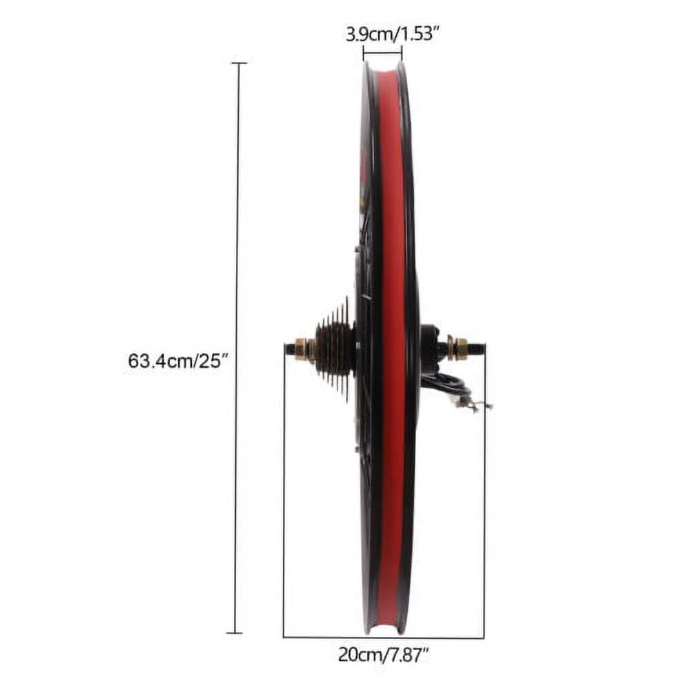 Conversion Rear 560rpm Electric 29" 2000W Wheel Motor 72V Bicycle E-Bike Kit