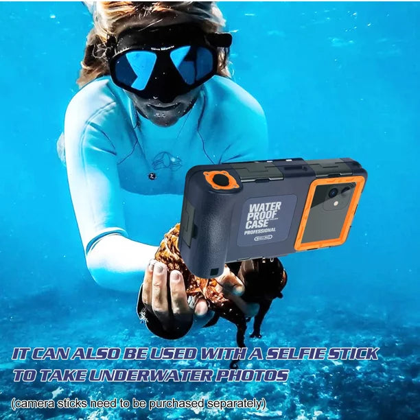 UrbanX Lanyard Inch all Protective U19e HTC Photo Professional to Surfing Phones Video LCD Swimming And [15m/50ft] with Up Housing 6.9 Case for Diving Snorkeling Underwater Waterproof