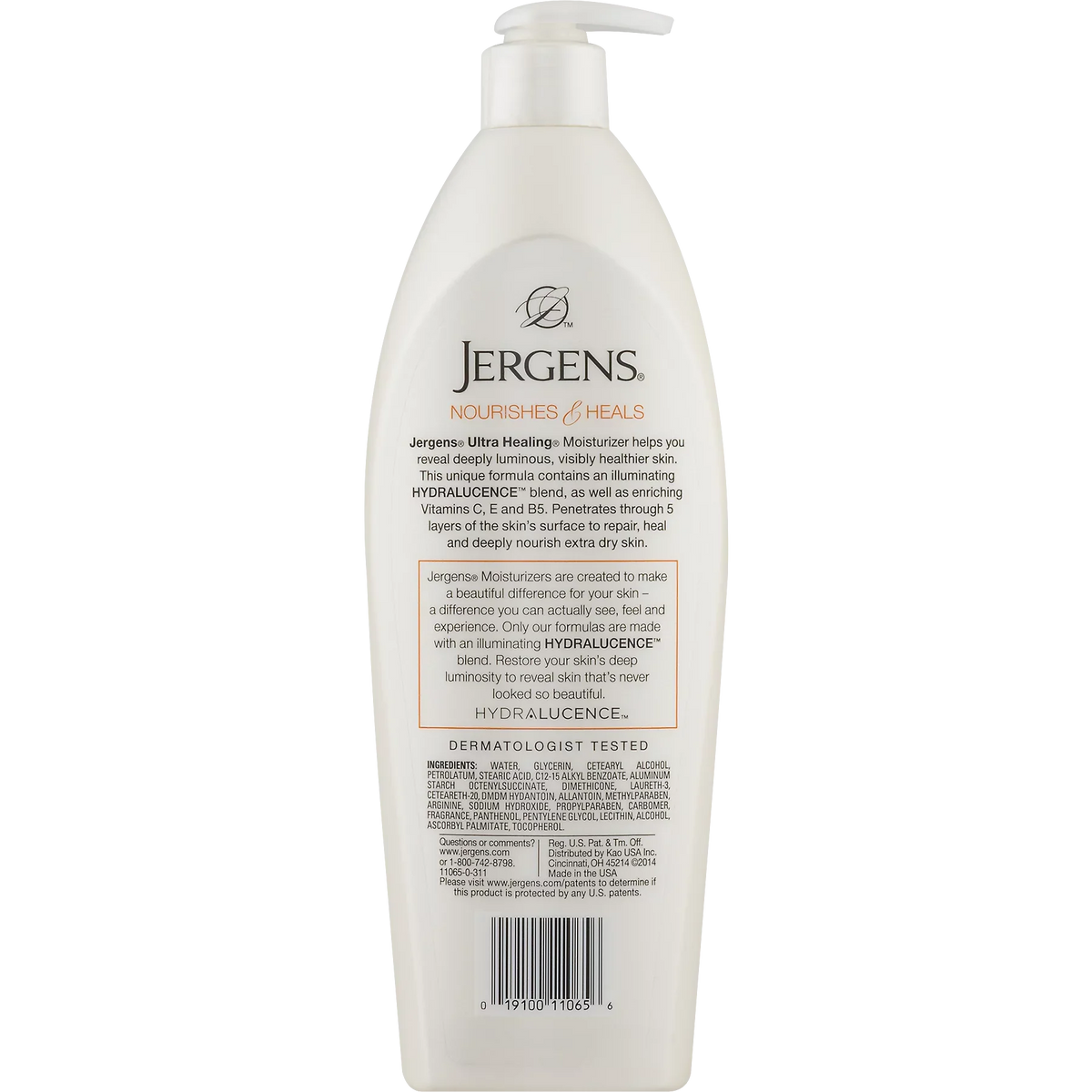Healing Moisturizer Jergens Skin 26.5 oz Extra Ultra Dry