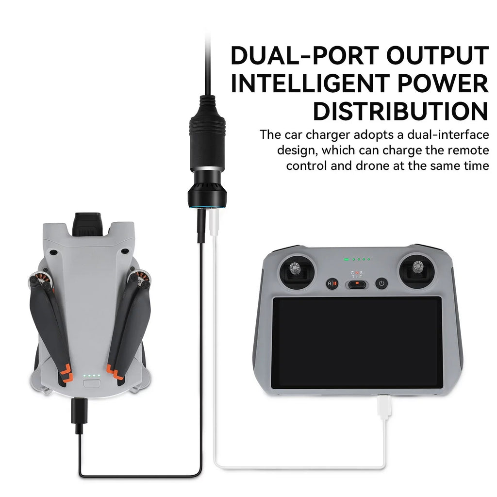PD Mini Charger Adapter Charging USB-C Super Pro DJI Car 2/Mini 3 Fast QC3.0 for