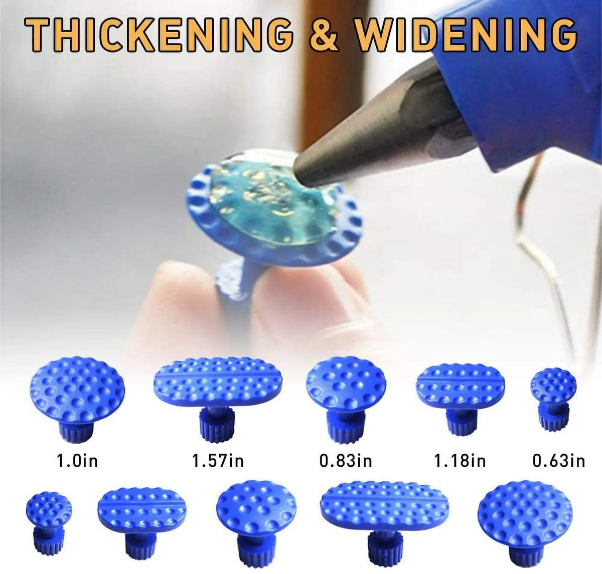 Dent Kits Dent PDR K06 Puller Bridge with DIY kit, Dent Paintless - Car Repair Auto Puller GLISTON Golden DENT Removal