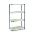Plastic Finish Industrial Global - Nexelon Blue with Shelving & Beige Vented