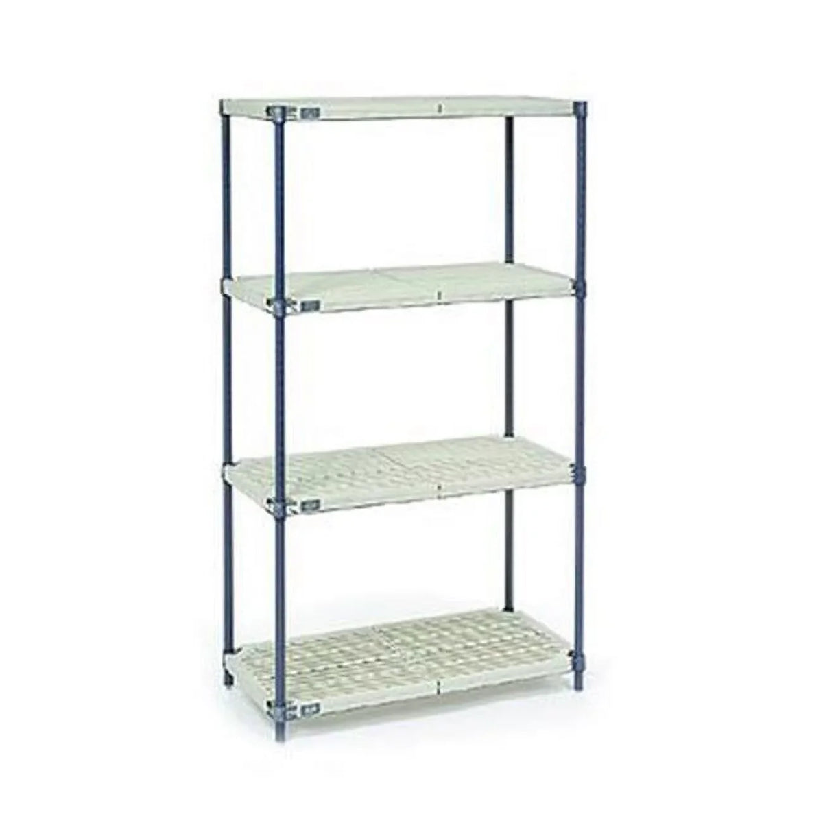 Plastic Finish Industrial Global - Nexelon Blue with Shelving & Beige Vented