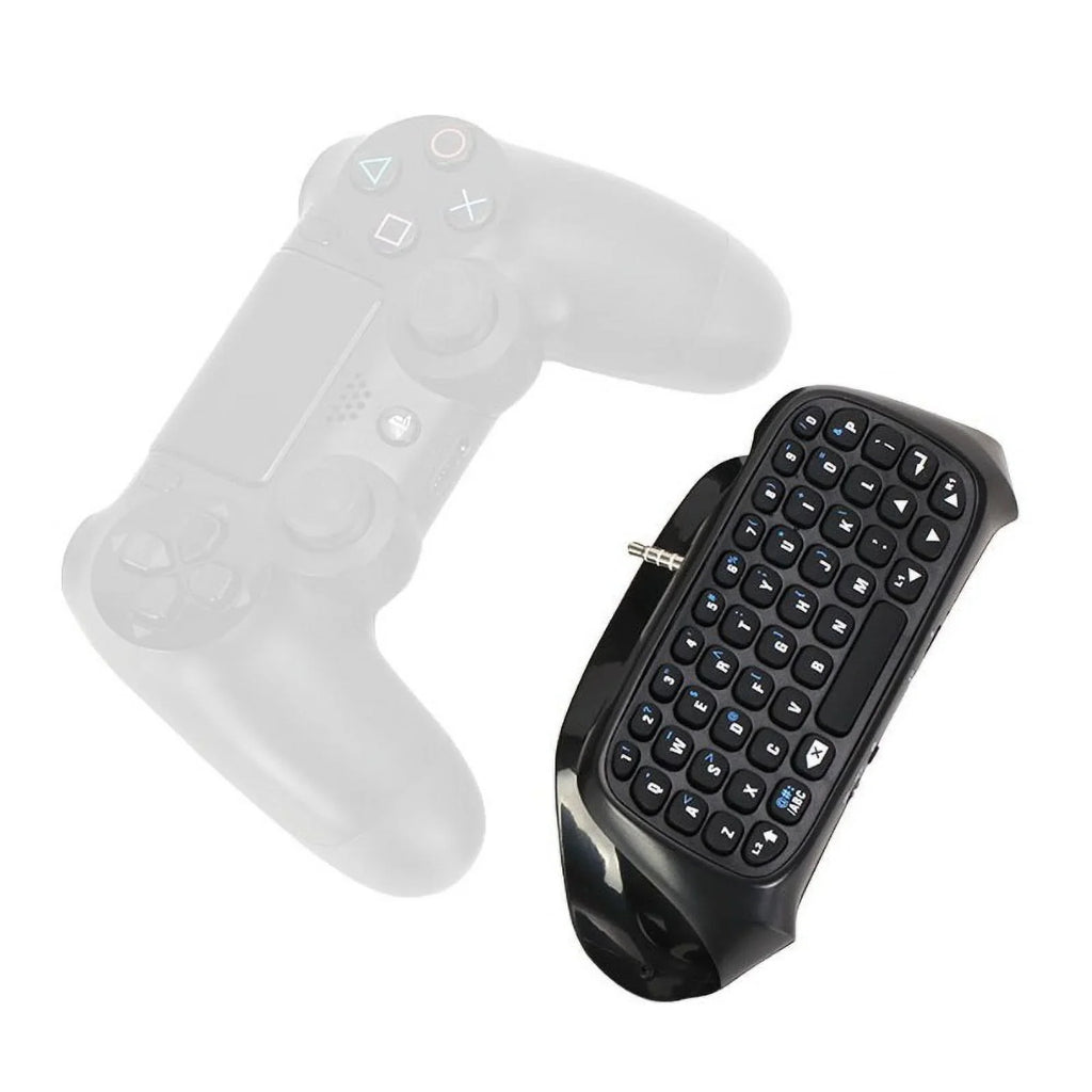 Keyboard Gamepad Wireless Bluetooth with Adapter Gaming Black Chatpad Controller Keypad - Compatible Mini Joystick Text Messager