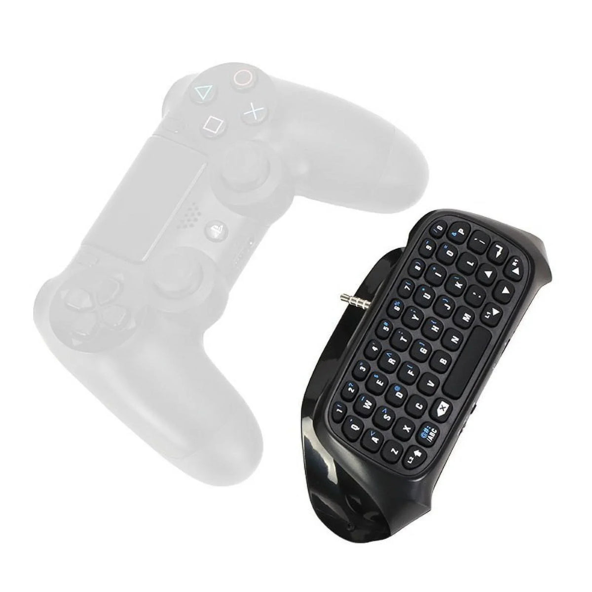 Keyboard Gamepad Wireless Bluetooth with Adapter Gaming Black Chatpad Controller Keypad - Compatible Mini Joystick Text Messager