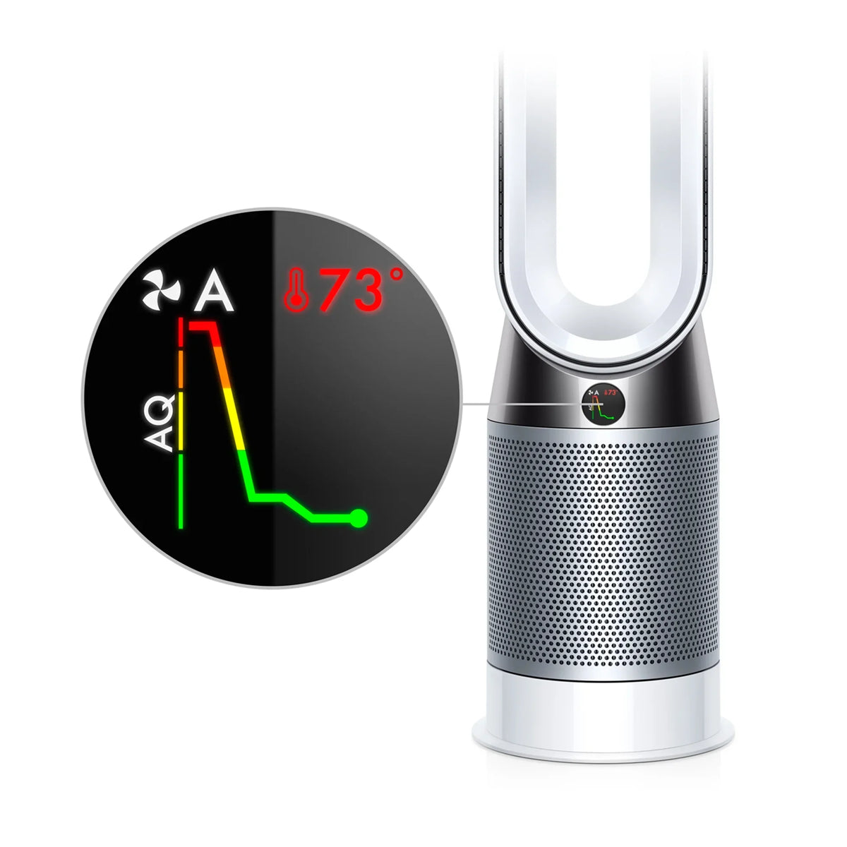fan Dyson Hot+Cool™ heater | purifier Pure Refurbished | White/Silver HP4A
