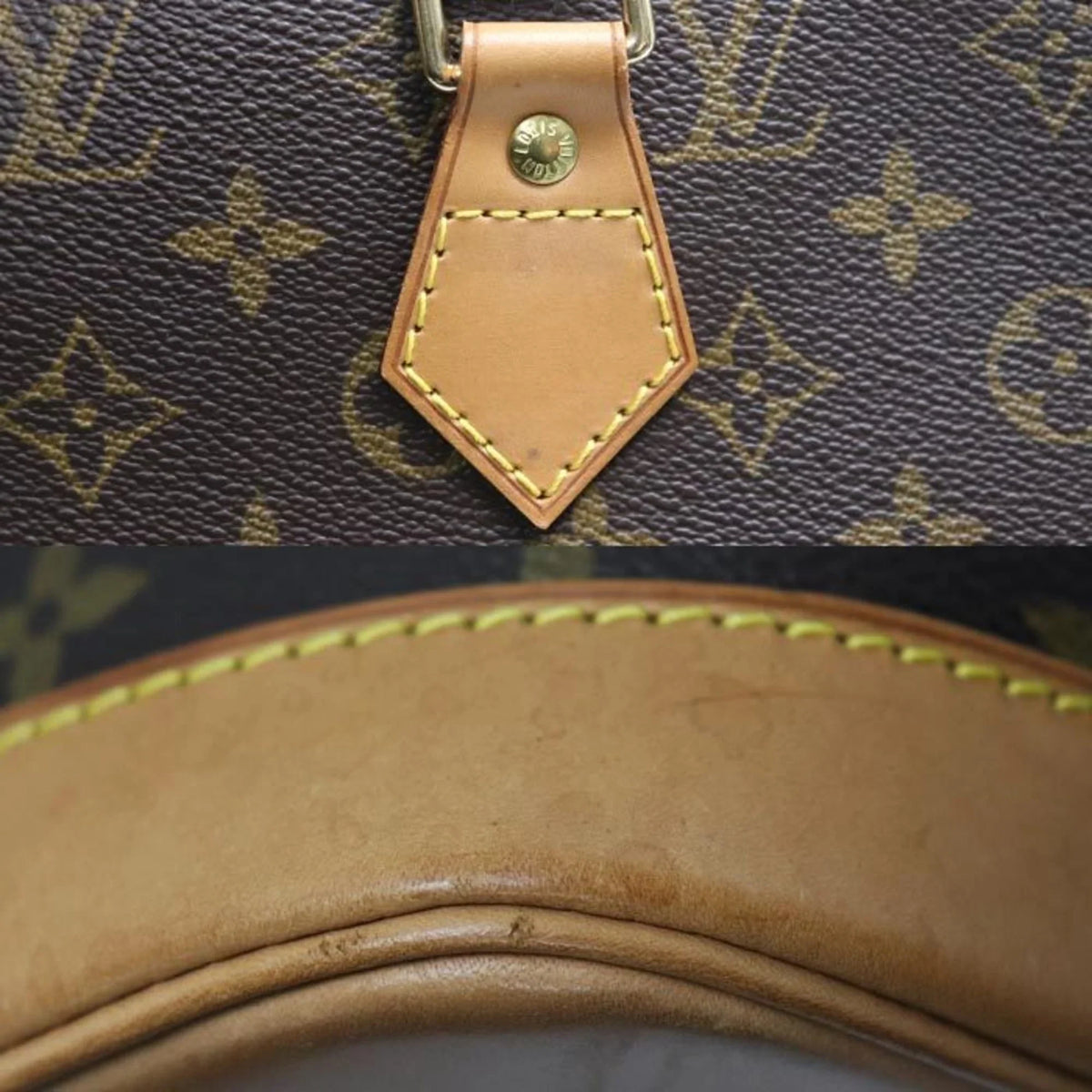 (Good) Pre-Owned Handbag VUITTON M51130 Monogram LOUIS Women's Alma BA0030 Brown
