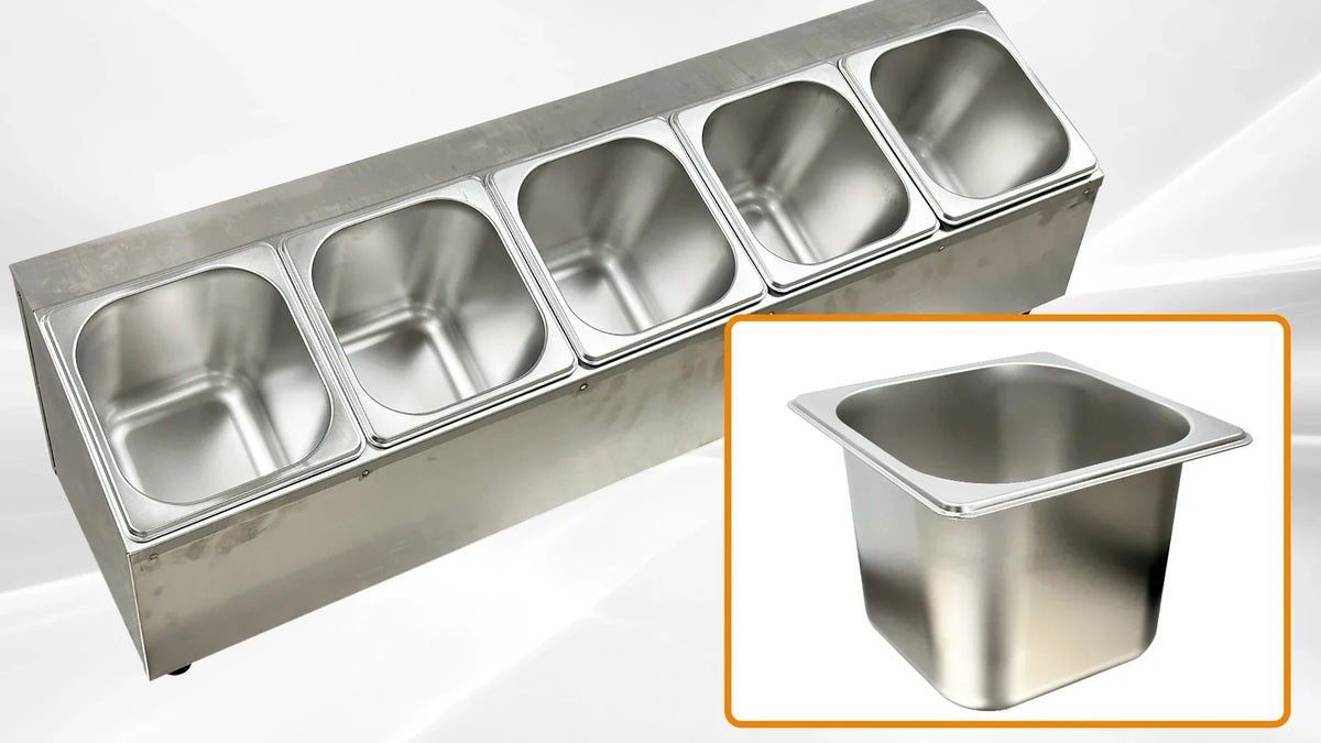 shop Milk rack commercial tea 5S basin pot steel display hot seasoning dessert shop Stainless CS16-