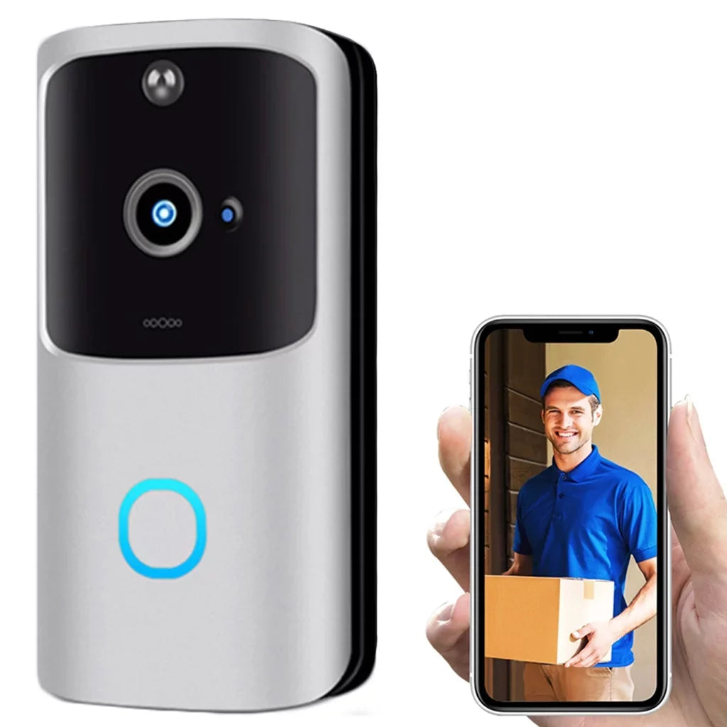 Video Wifi & Doorbell Hd Ios&Android Camera Audio Night for Operated Doorbell Wireless Vision Speaker Motion
