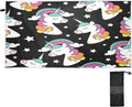 Holiday（248） Oversized Towels Super Travel Quick Bestwell - Dry for Unicorn Compact - Towel Beach Print Absorbent Towel Camping Swimming Lightweight