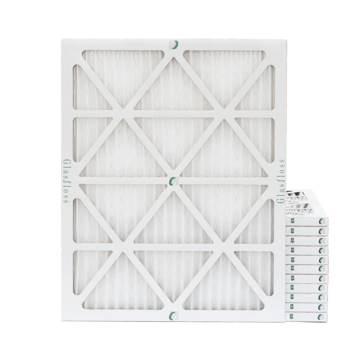 Filters MERV AC/Furnace Air by - Box of 16x20x1 Glasfloss 10 - Pleated Filter 12