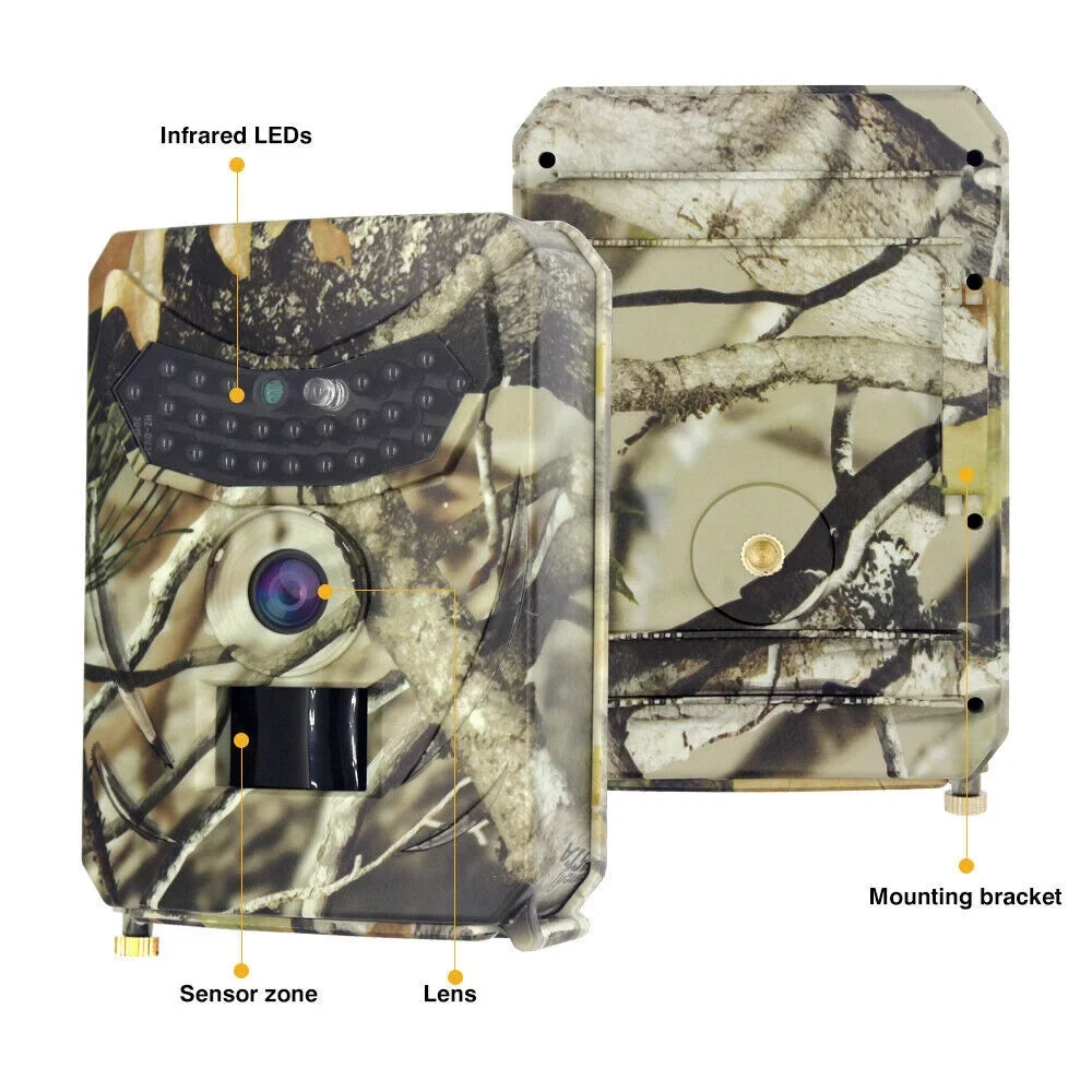 1080P, Wildlife Security, Hunting Included) Trail Card NOT Camera Monitor, Camera,DFITO Infrared Farm Waterproof Trail Wildlife (SD 12MP, Monitoring, Home Monitor, Hunting