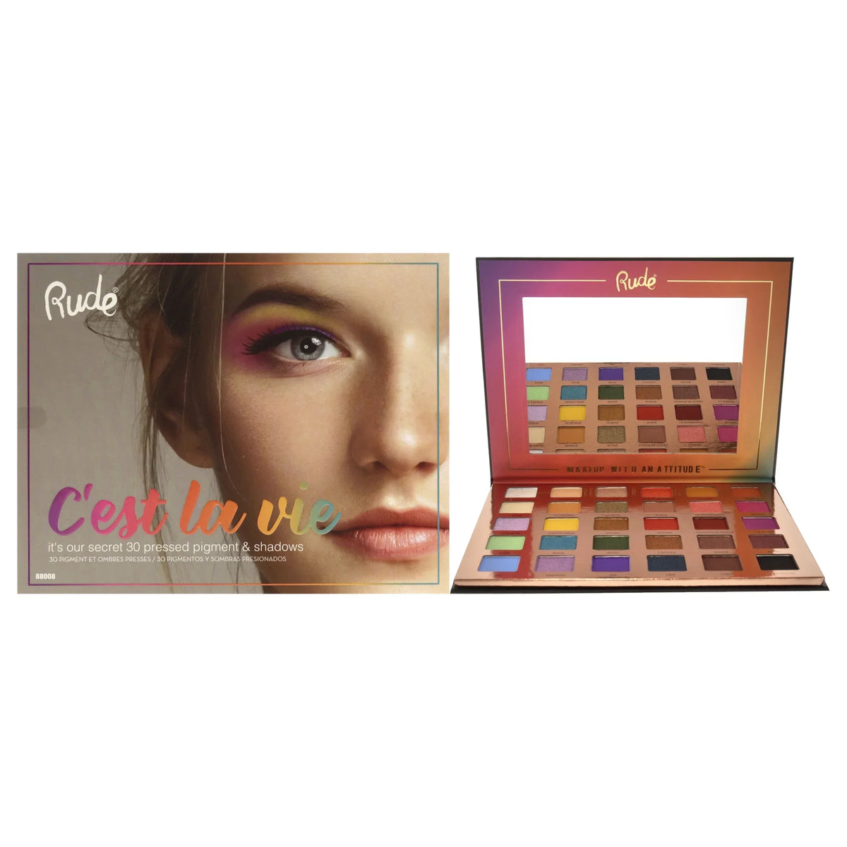 Palette Cosmetics 1.13 Rude Eyeshadow 30 Cest La oz Vie Eye , Shadow