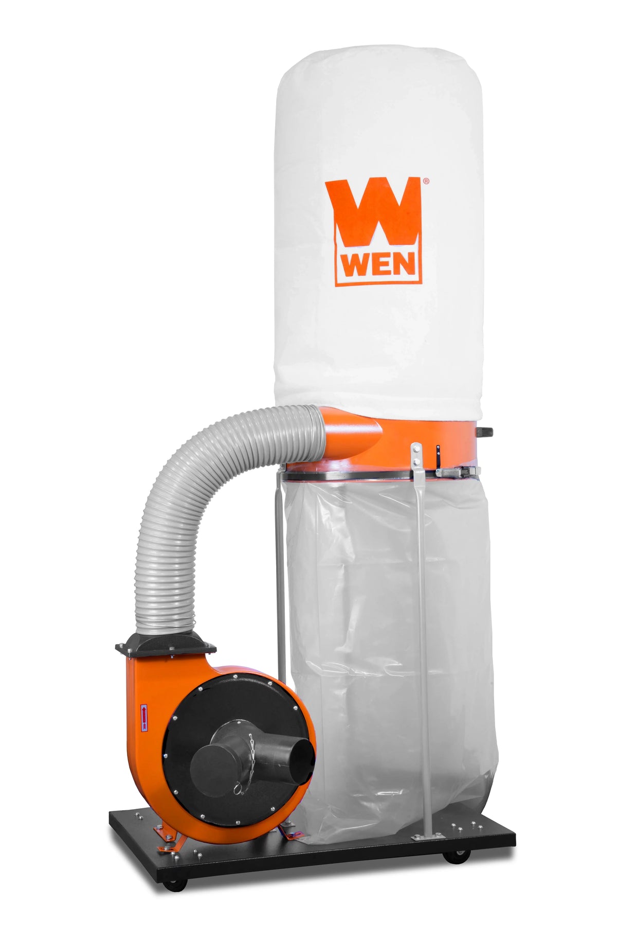 WEN Collector CFM Base 14-Amp Bag and Woodworking with 5-Micron 1,300 Dust 50-Gallon Mobile Collection