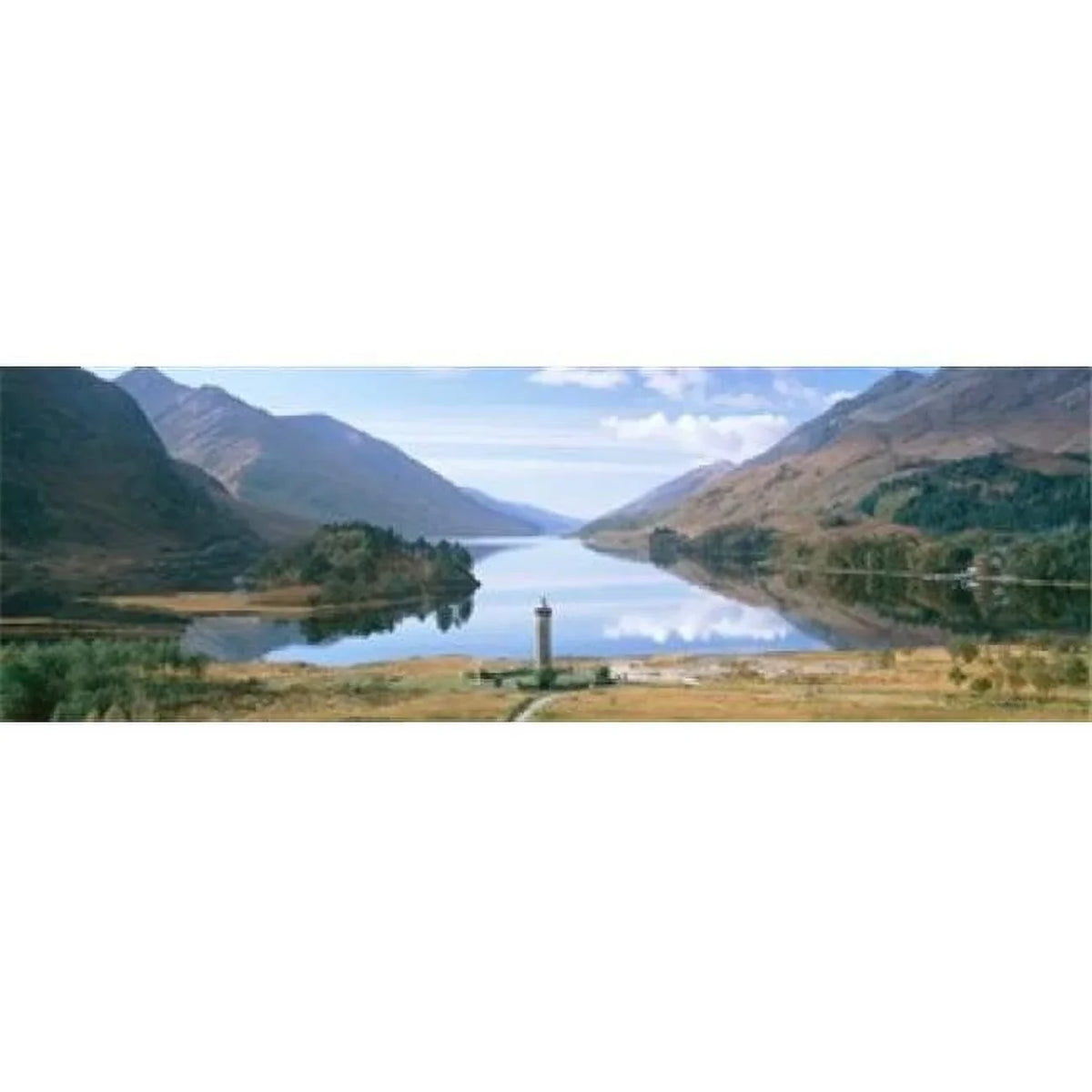 Print - Monument Loch Shiel Poster Panoramic lake in Highlands Images Reflection Images x of cloud Glenfinnan the by 12 Panoramic Scotland 36